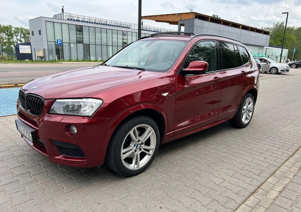 BMW X3 cena 65000 przebieg: 252000, rok produkcji 2012 z Ścinawa małe 232